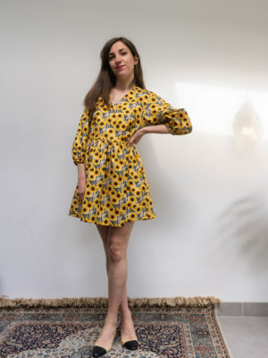 robe pia - tournesol