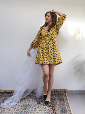 robe pia - tournesol