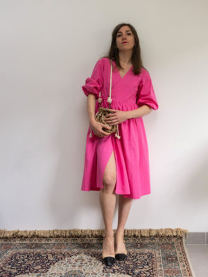 robe pia - fuchsia